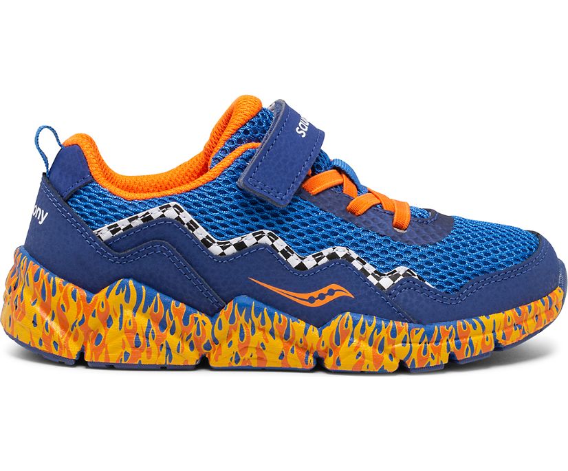 Tenis Saucony Flash A/C 2.0 Niños Azules Camuflados | México 860WNBY